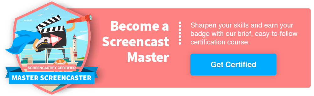 Become a screencast master with Screentcastify!