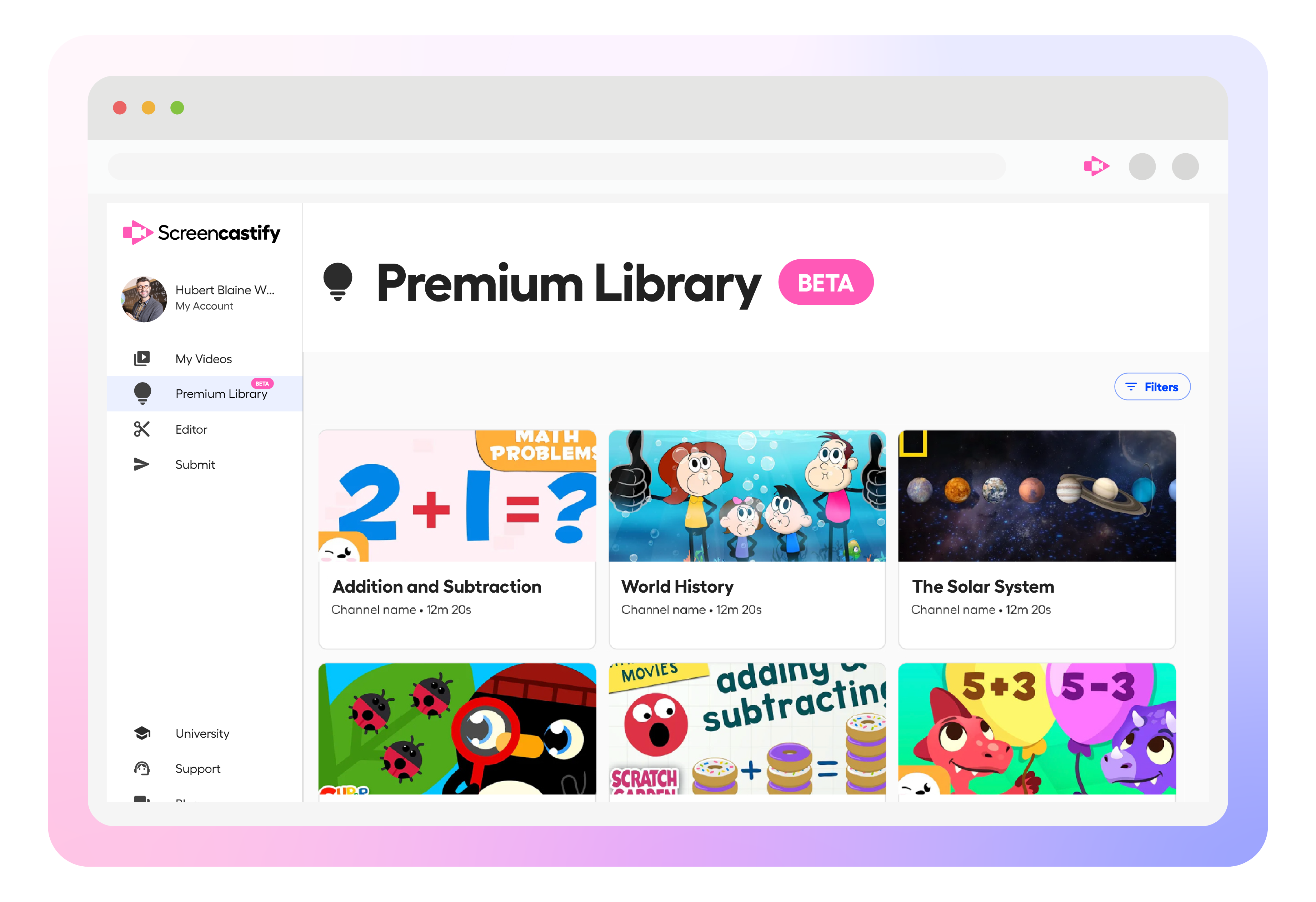 Premium Video Library